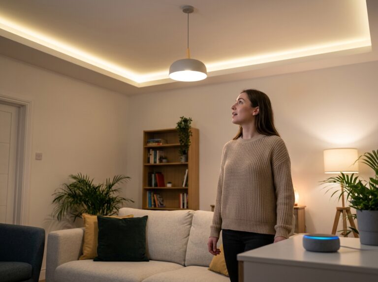 voice command led lights