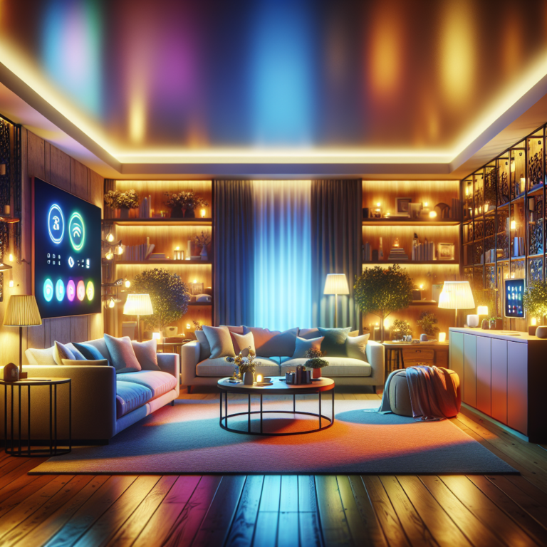 Boosting Ambiance with Smart Lighting for Living Rooms